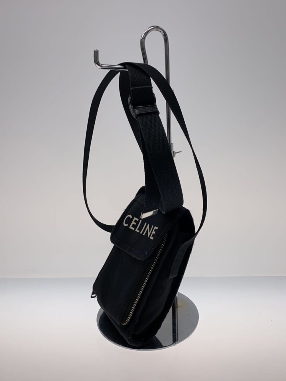 Celine Black Clutch Pouch Mobile Black